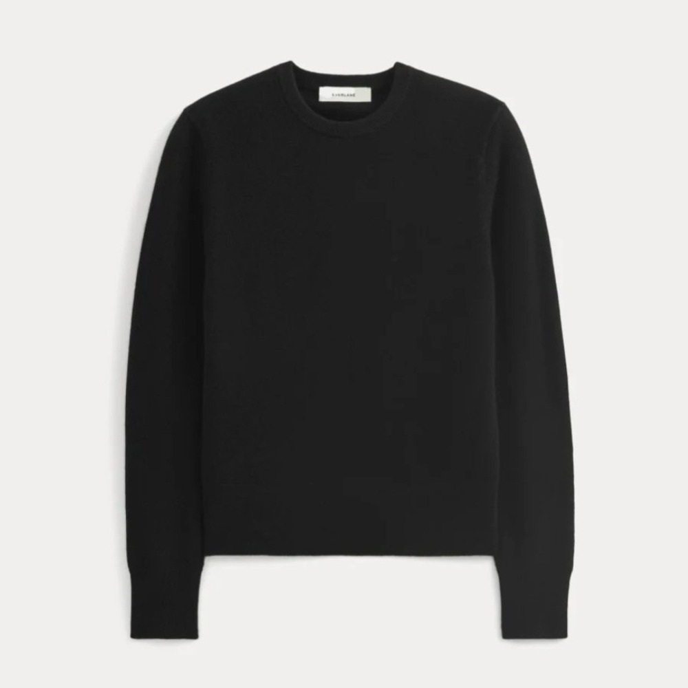 Cashmere Everlane Black Crew Neck Sweater Women XS
